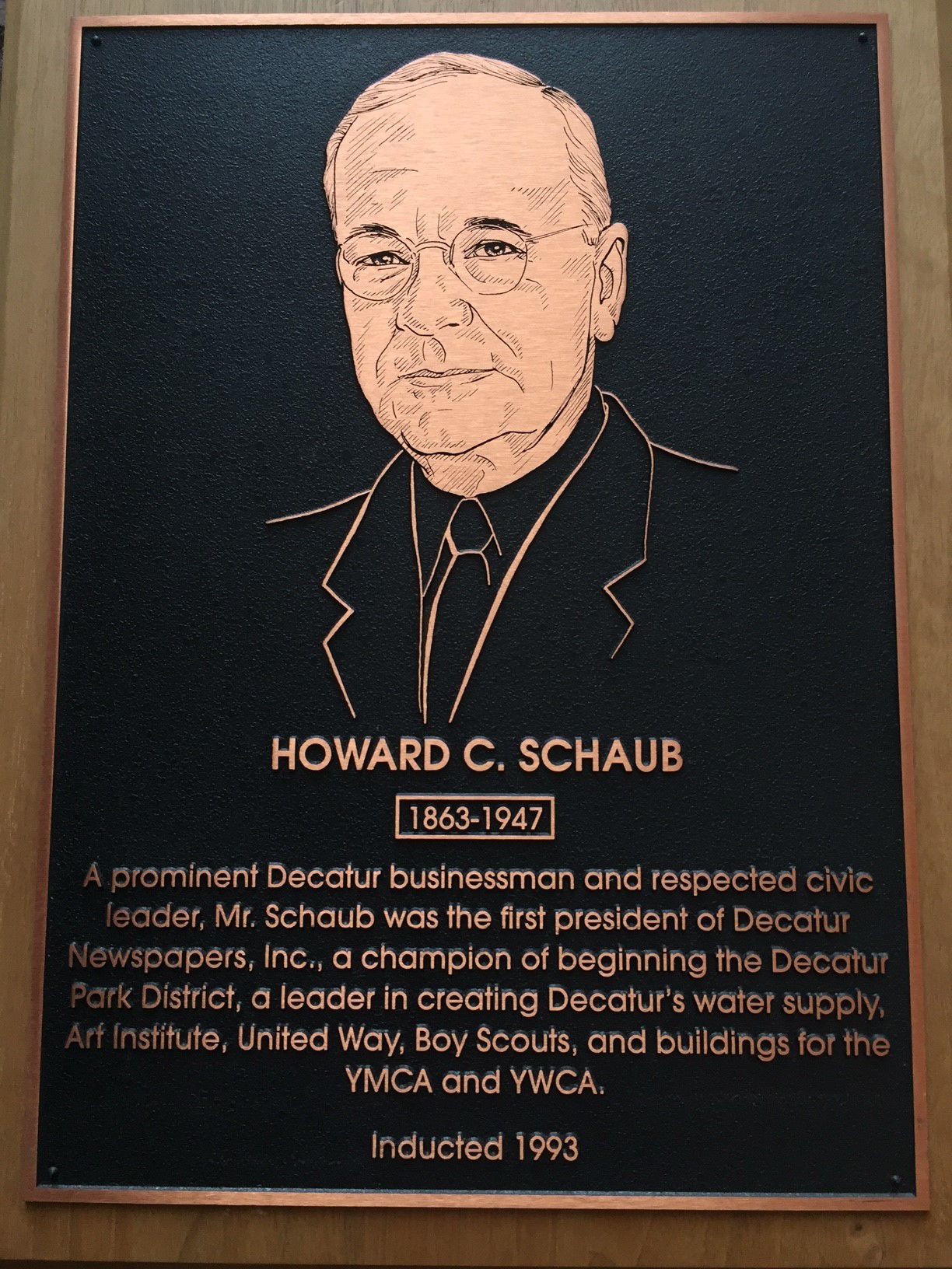 Wall of Fame: Howard C. Schaub